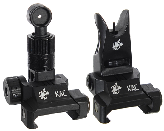 Knight's Armament Back Up Airsoft Iron Sights - Black