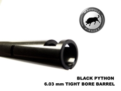 Madbull Upgraded Black Python 455mm 6.03mm Inner Barrel for Metal Gearbox Airsoft AEG ( AK47 , AK74 )