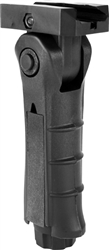 AIM Sports Ergonomic Tactical Folding Foregrip w/ Double Pressure Pad Housing Vertical Hand Grip (MT007FH-T)