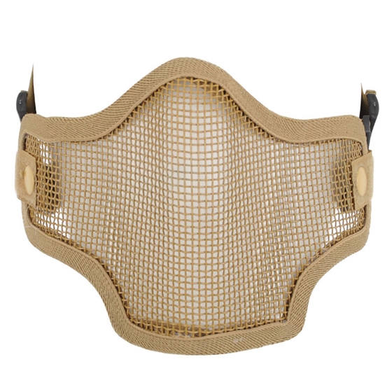 Valken Tactical 2G Wire Mesh Airsoft Face Mask - Tan