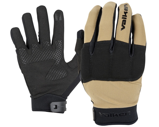 Valken Tactical Kilo Full Finger Airsoft Gloves - Tan