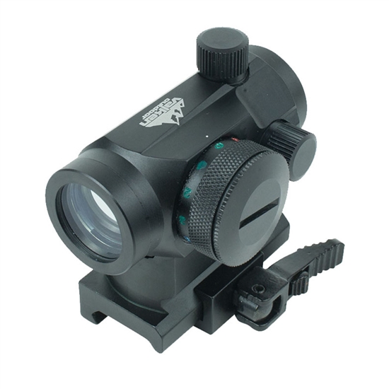 Valken Tactical Optic - 1x22 R/G/B Red Dot Sight w/ Weaver Quick Release (81341)