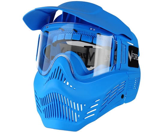V-Force Tactical Armor Full Face Airsoft Mask - Blue