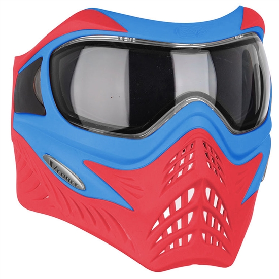 V-Force Tactical Grill Airsoft Mask - Blue/Red