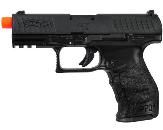 Walther PPQ Gas Airsoft Pistol Blowback Hand Gun - Black