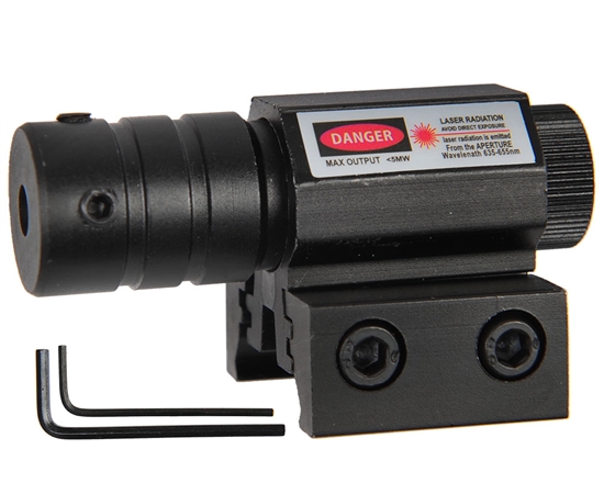 Warrior Airsoft Sight - Tactical Red Laser w/ Rail Mount