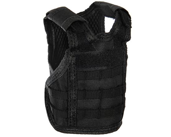 Warrior Bottle Coozie - Tactical Vest - Black