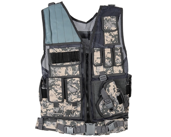 Warrior Tactical Vest - Crossdraw - ACU Digital