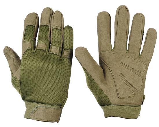 Warrior Airsoft Tournament Gloves - Olive