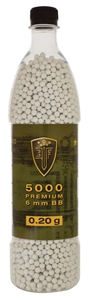 Elite Force 5,000 .20g  6mm Seamless Precision Airsoft BBs - Premium Rounds BB's