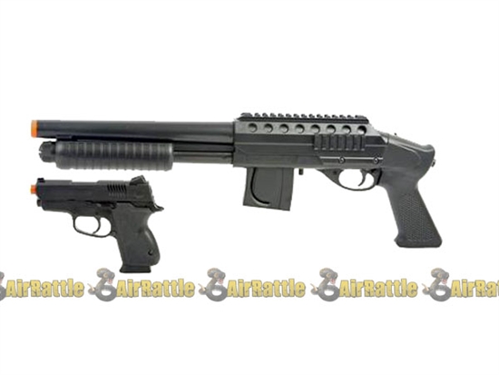 Smith and Wesson Spring M3000 & SW 645 On-Duty Airsoft Gun Package