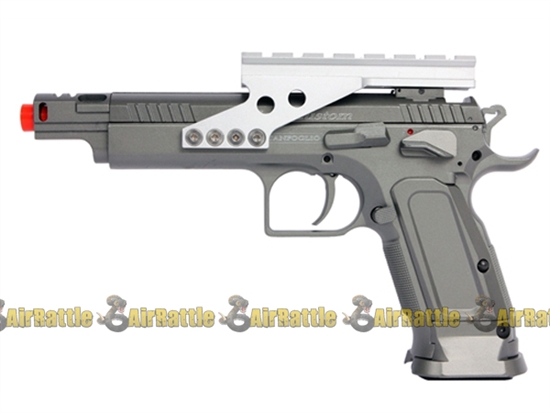 350500 KWC Tanfoglio IPSC Metal Gold Custom CO2 Blowback Airsoft Pistol