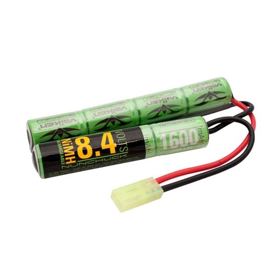 Valken 8.4v 1600mAh NiMH Airsoft Rechargeable AEG Battery Small Type Nunchuck