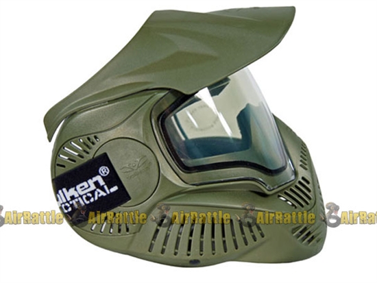 SLY ANNEX MI-7 Ventilated Full Face Airsoft Mask w/ Thermal Lens (OD Green)