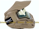 SLY ANNEX MI-7 Ventilated Full Face Airsoft Mask w/ Thermal Lens (Tan)