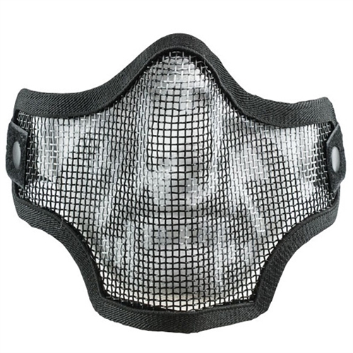 59074 Valken Tactical Wire Mesh Airsoft Face Mask ( Black Skull )