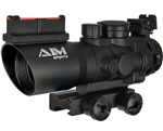 Aim Sports Rifle Scope - Prismatic Recon - 4X32mm w/ Tri-Illumination & Circle Plex Reticle (JTCPO432G)