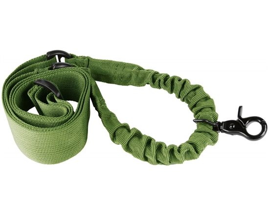 Aim Sports Rifle Sling - One/Single Point Bungee - Green (AOPSG)