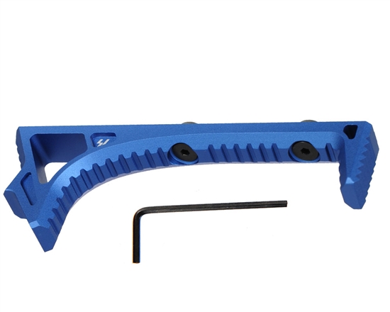 Strike Industries Rifle LINK-CFG (Curved Fore Grip) - Keymod/MLOK - Blue