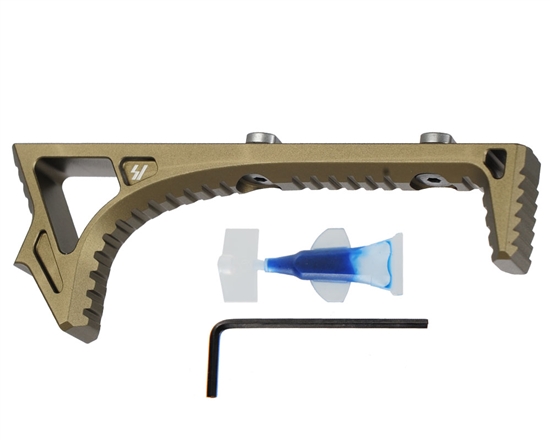 Strike Industries Rifle LINK-CFG (Curved Fore Grip) - Keymod/MLOK - FDE
