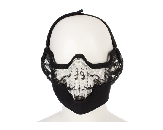 2G Striker Full Metal Face Mask w/ Ear Guard - Skull