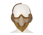 2G Striker Full Metal Face Mask w/ Ear Guard - Tan