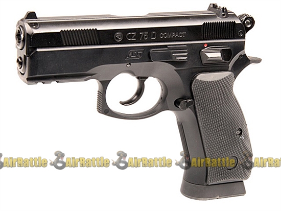 Ceska Zbrojovka CZ 75D Compact 4.5mm (NOT AIRSOFT) Non-Blowback CO2 Airgun Pistol Licensed By ASG