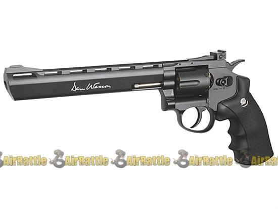 Full Metal Dan Wesson WG WinGun 8" 4.5mm (NOT AIRSOFT) CO2 Airgun Revolver Licensed By ASG ( Grey )