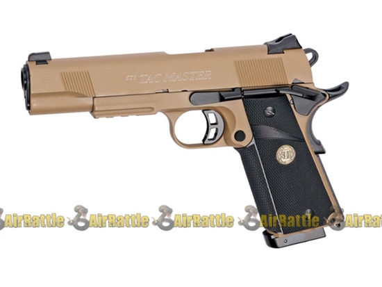 50071 STI "Tac Master"Full Metal 1911 CO2 Blowback Tan Airsoft Pistol