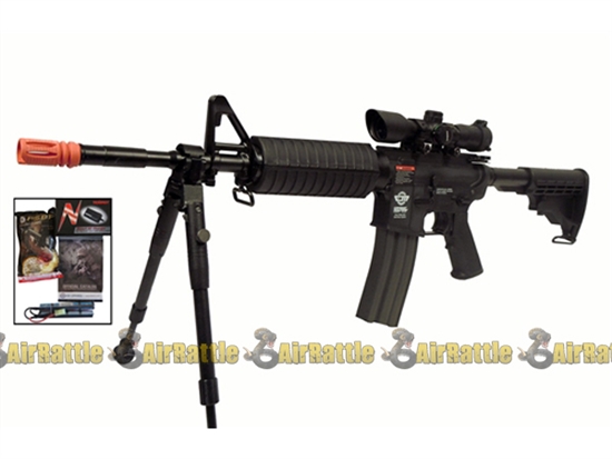 G&G M16 Carbine Airsoft AEG Gun M4A1 Combat Machine Guns (FREE 9.6V Battery & Charger)