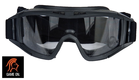 Lancer Tactical Helmet Ready Airsoft Safety Goggles ( Black )