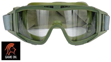 Lancer Tactical Helmet Ready Airsoft Safety Goggles ( OD Green )