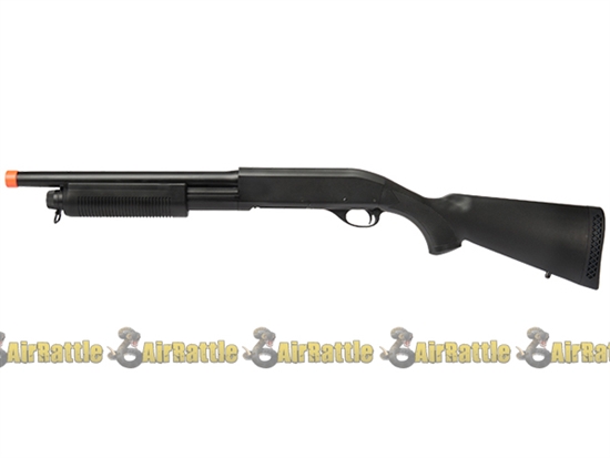 CYMA Tri-Shot Combat Tactical Airsoft Shotgun w/ Full Fixed Stock