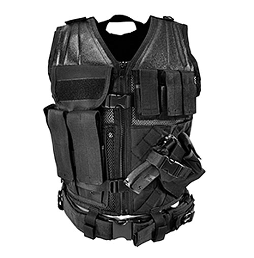 Valken Tactical Crossdraw Vest Black Adult