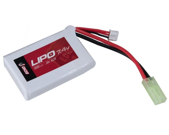 Echo1 LiPo 7.4V 1600mAh 30c Battery