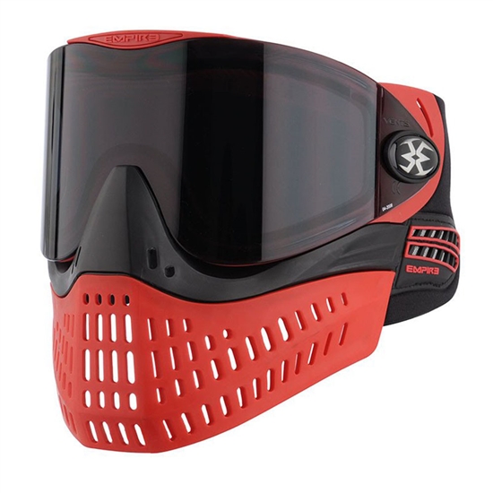 Empire Tactical E-Flex Full Face Airsoft Mask - Red/Black