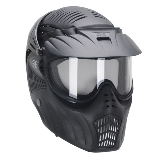 Empire Tactical X-Ray PROtector Full Head Complete Coverage Airsoft Mask w/ Thermal Lens - Black