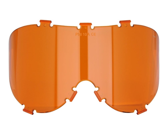 Empire Single Pane Anti-Fog Ballistic Rated Lens For X-Ray Masks (Orange) (21440)