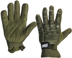 Enola Gaye Full Finger Tactical Airsoft Gloves - Green