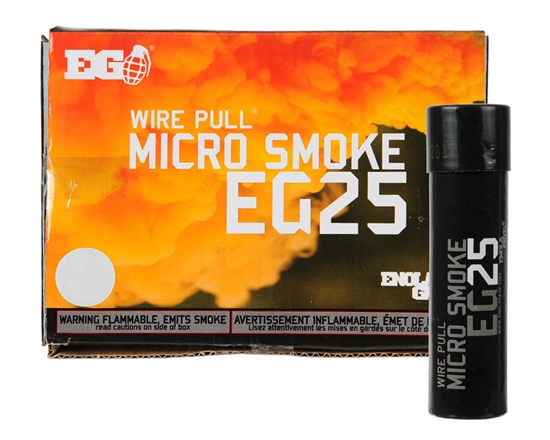 Enola Gaye Micro Smoke Grenade - EG25 Military Style - White Smoke