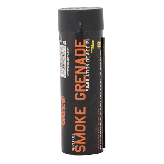Enola Gaye Smoke Grenade - Wire Pull Style - Orange Smoke