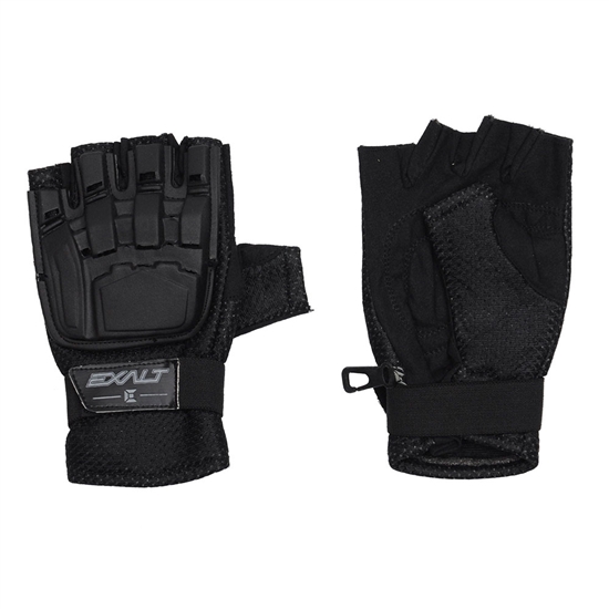 Exalt Hard Shell Tactical Airsoft Gloves - Black