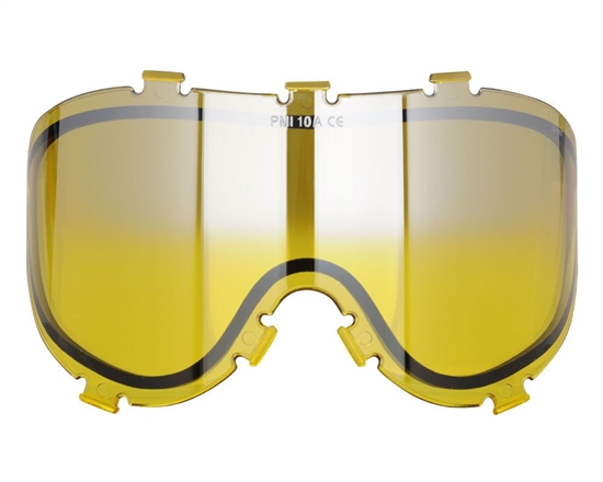 Empire Dual Pane Anti-Fog Ballistic Rated Thermal Lens For X-Ray Masks (Yellow Mirror Gradient) (21451)