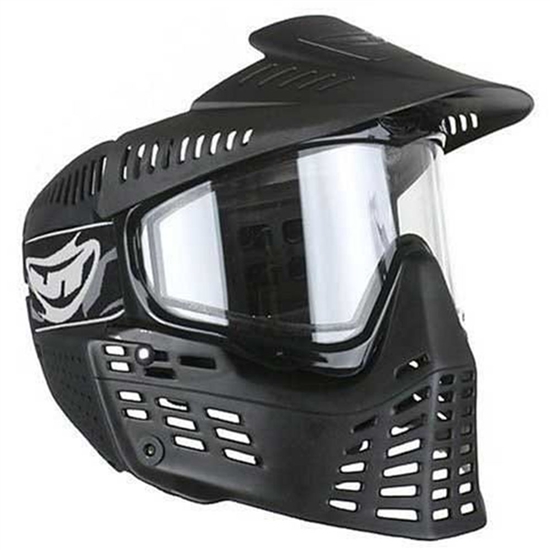 JT Tactical Flex Spectra Full Face Airsoft Mask w/ Thermal Lens - Black