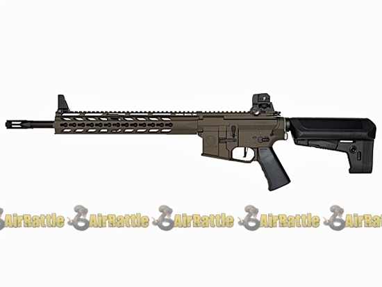 Krytac Trident MK2 SPR 14.5" Airsoft AEG Keymod RIS Gun (FDE) - New Gen 2 Edition