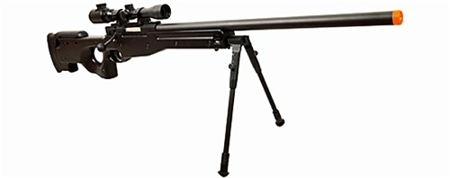 DE AWP TYPE 96 Bolt Action Airsoft Sniper Rifle with Scope and BiPod
