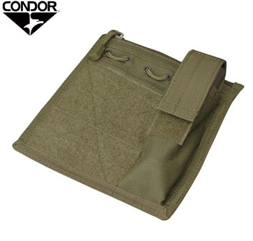 Condor Tactical MOLLE Admin Pouch w/ Side Accessory Pouch ( OD Green )