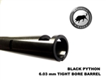 Madbull Upgraded Black Python 247mm 6.03mm Inner Barrel for Metal Gearbox Airsoft AEG ( P90, G36C, SIG552 )