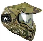 SLY ANNEX MI-7 Vented Protective Full Face Tactical Mask w/ Thermal Lens Black Sly-Cam
