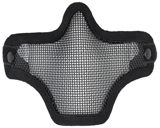 Bravo TacGear V1 Strike Steel Wire Mesh Airsoft Face Mask ( Black )